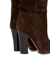 Brown Lavinia Suede Boots | PDP | Antonia