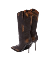 Brown Lidia Western 105 Boots | PDP | Antonia