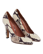 Beige Leather Pumps | PDP | Antonia