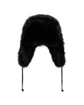 Cappello Aviator In Faux Fur Nero | PDP | Antonia