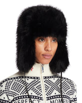 Cappello Aviator In Faux Fur Nero | PDP | Antonia