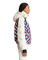 Piumino Moment Stampa Waffle Bianco | PDP | Antonia