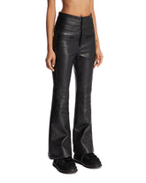 Pantaloni Da Sci Aurora Flare In Ecopelle Neri | PDP | Antonia