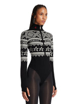 Body In Lana Con Logo Nero | PDP | Antonia