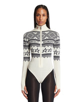 Body In Lana Con Logo Bianco | PDP | Antonia