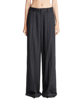 Gray Pinstriped Trousers | PDP | Antonia