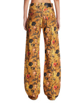 Yellow Floral Jeans | PDP | Antonia