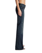 Dark Blue Flared Jeans | PDP | Antonia
