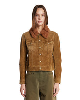 Beige Ribbed Cotton Jacket | PDP | Antonia