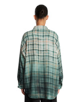 Green Checkered Cotton Shirt | PDP | Antonia