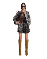 Black Checkered Shirt | PDP | Antonia