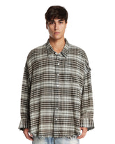 Camicia In Cotone A Quadri Grigia | PDP | Antonia