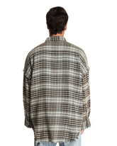 Camicia In Cotone A Quadri Grigia | PDP | Antonia