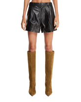 Pantaloncini In Pelle Neri | PDP | Antonia