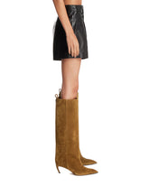 Black Leather Shorts | PDP | Antonia