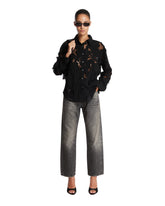 Black Viscose-Blend Shirt | PDP | Antonia