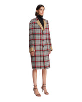 Multicolored Check Coat | PDP | Antonia