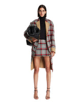 Multicolored Check Coat | PDP | Antonia