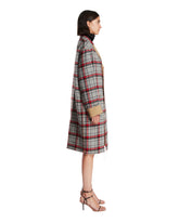 Multicolored Check Coat | PDP | Antonia