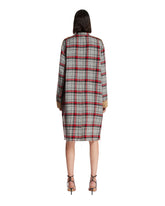 Multicolored Check Coat | PDP | Antonia