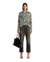 Blue Floral Shirt | PDP | Antonia