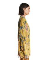 Yellow Floral Destroyed Sweater | PDP | Antonia