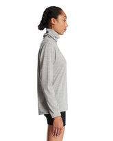 Gray High-Neck Wool Sweater | PDP | Antonia