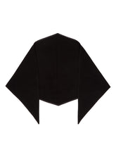 Black Wool Scarf | PDP | Antonia
