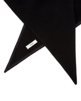 Black Wool Scarf | PDP | Antonia