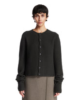 Gray Wool Cardigan | PDP | Antonia