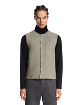 Gray Wool Tyrolean Vest | PDP | Antonia