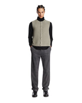 Gray Wool Tyrolean Vest | PDP | Antonia