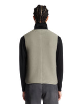 Gray Wool Tyrolean Vest | PDP | Antonia