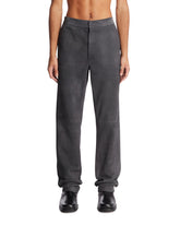 Gray Suede Trousers | PDP | Antonia