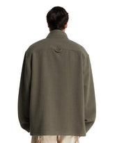 Green Wool Zip Sweater | PDP | Antonia