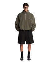 Pile In Lana Con Zip Verde | PDP | Antonia