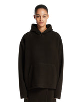 Brown Wool Hoodie | PDP | Antonia