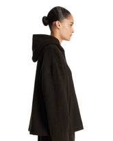 Brown Wool Hoodie | PDP | Antonia