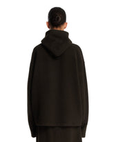 Brown Wool Hoodie | PDP | Antonia