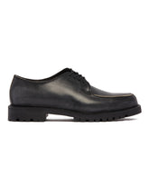 Black Norwegian Derby Shoes | PDP | Antonia
