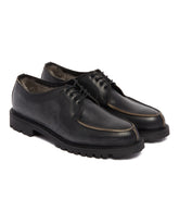 Black Norwegian Derby Shoes | PDP | Antonia