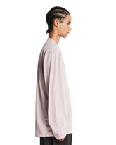Pink Wool Long-Sleeve T-Shirt | PDP | Antonia