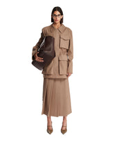 Brown Multi-Pocket Jacket | PDP | Antonia