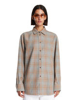 Beige Checked Shirt | PDP | Antonia