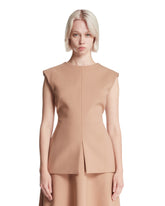 Beige Backless Top | PDP | Antonia