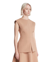 Beige Backless Top | PDP | Antonia