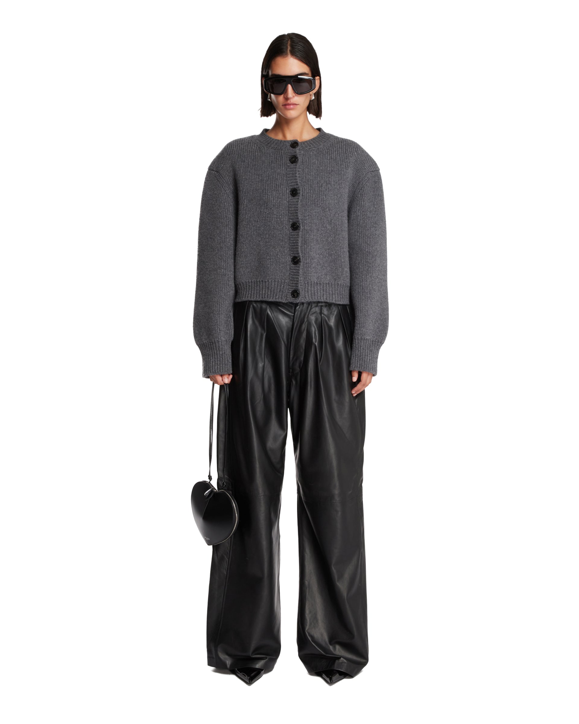 Gray Structured Cardigan | ROHE - Antonia