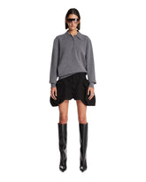 Gray Polo Collar Sweater | PDP | Antonia