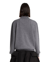 Gray Polo Collar Sweater | PDP | Antonia