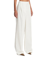 White Wool Trousers | PDP | Antonia